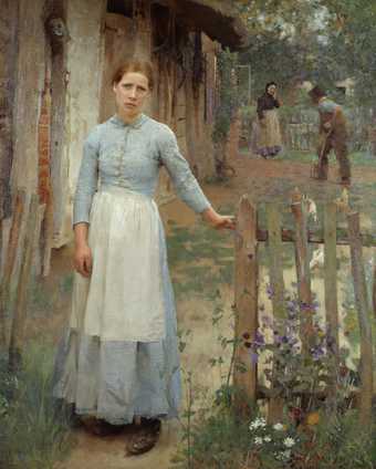 The Girl at the Gate 1889 by Sir George Clausen 1852 1944