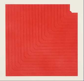 Red Aquatint 1972 by Kim Lim 1936 1997